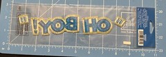 NIP Disney Embroidered Stickers Mickey Mouse Oh Boy Disneyland Disney World