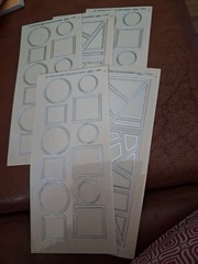 5X STICKERS SCRAPBOOKING NEW (ST1493) MIX TRANSPARENT