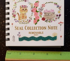 SMALL STICKERBOOK 1 HANDMADE STUCK STICKERS VINTAGE RETRO NEW