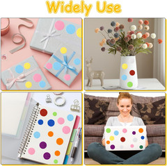 480 PCS round Foam Stickers, Glitter Foam Shape Stickers for Crafts