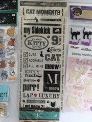 Lot of 10 Cat Sticker Sheets New Cloude9 Design Sandylion Art Warehouse Marcella