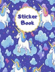8.5×11 Sticker Book Collecting Album: Large Blank Sticker Keeper Book for Kids