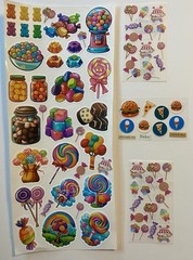 Large Lot Of Food Sweets Stickers! Jolee’s Boutique, Bo Bunny, Recollections Etc