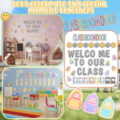 75 Pcs Welcome Classroom Stickers Back to School Supplies,Cute