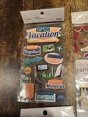 6 PACKS BY RECOLLECTIONS 3D STICKERS AIR FORCE SOFTBALL FAMILY SCRAPBOOKING
