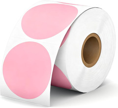 2″ round Color Label Stickers, 750 PCS (1 Roll) Self-Adhesive Circle Stickers in