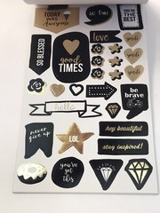 New! Planner Stickers Hearts & Stars Theme Sticker Book Of 323 pcs + Deco Tape