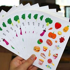 Mix 50 Sheets Stickers for Kids Toddlers, Bulk Stickers Sheet for Scrapbooking