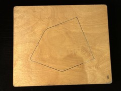 AccuCut Envelope-A2 #4 Liner Wood Die EV704J
