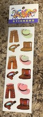 Glory Creations Iridescent Cowboy Western Stickers Sealed New