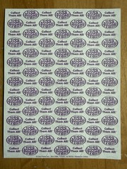 Lisa Frank Sparkly Stars Sticker Sheet Complete