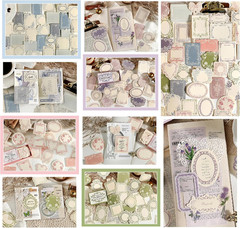 120Pcs Vintage Scrapbooking Letter Writing Paper for Journaling Supplies, Aesthe