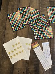 Vintage Star & Smiley Face Sticker Lot: AGC Hallmark Recollection