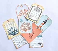 Nautical Themed Journal Tags Scrapbooks Collage