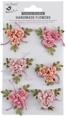 Little Birdie Francisca Paper Flowers 6/Pkg-Celebrate Life
