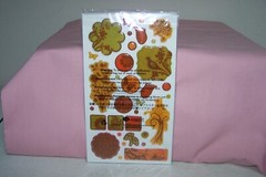 2010 Creative Memories Epoxy Simple Blooms Stickers 1 Sheet NEW in Sealed Pack