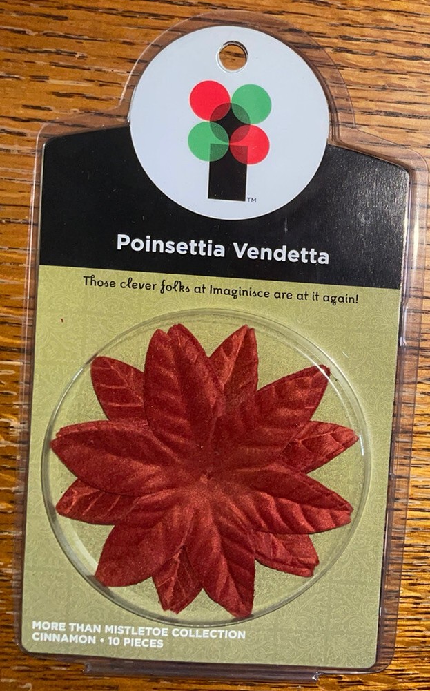 Imaginisce Poinsettia Vendetta Red Flowers Florals Cinnamon More Than Mistletoe