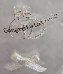 Jolee’s Boutique Wedding Bridal Stickers Cake Bride Groom Rings Cake 3 packages