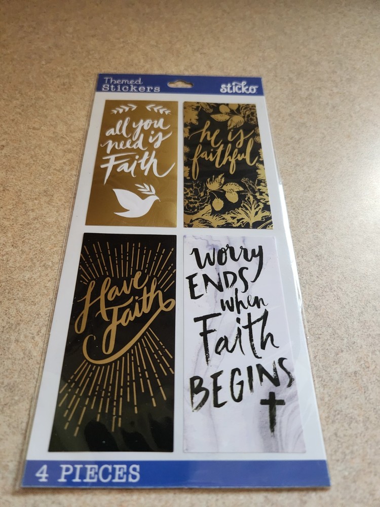 Sticko~Faith Inspiration~Themed Stickers