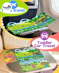 Reusable Sticker Book for Toddlers, Stickers for Kids, Toddler Travel Toys Activ