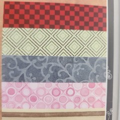 Creative Memories Snippets Printed Short Cuts 12″ Scrapbook x20 Pattern Multi