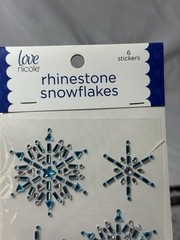 Sandy Lion & Love Nicole 3D Winter Stickers Scrapbook Crafts 4 Pkgs