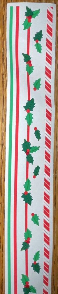 Mrs Grossman’s Design Lines Christmas Holly Berries Borders 12” Holiday Stickers
