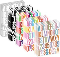 1000-Piece Waterproof Vinyl Alphabet & Number Stickers for Address Signage