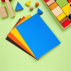 40 Pcs Color Corrugated Paper Construction Multi Coloured Colored Cardboard