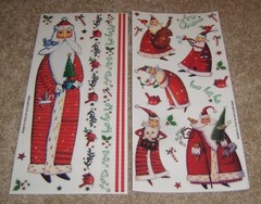 Me & My Big Ideas MAMBI Stickers ~ Christmas Santas & Borders