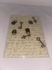 Michaels- Metal Icons Scrapbook Lock & Key Love Crafting Journal Embellishments