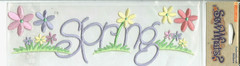 Spring Flowers Flower Bloom Season Sticko Sew Whats Embroidery Title Stickers