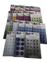 Cloud 9 Eyelet Scrapbooking Lot Of 18 Classic Colors NEW