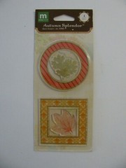 Making Memories Sheer Frames AUTUMN SPLENDOR 4 Pieces NIP