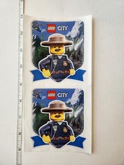 stickers Lego City minifigure forest ranger