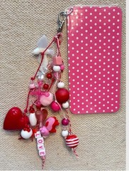 Valentines Journal Charm Book Dangle Backpack LOVE Hearts Purse Bling Backpack 1