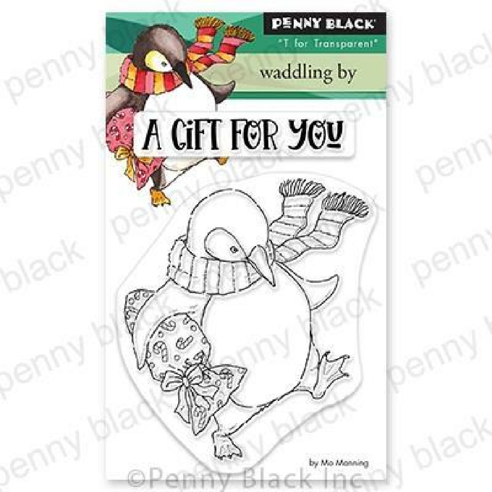 Penny Black Clear Cling Stamps WADDLING BY