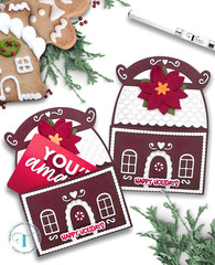 Trinity Stamps Treat Box and Gingerbread House Add-On Bundle of 2 Dies