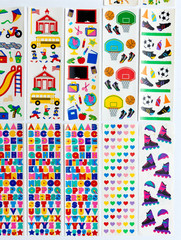 Mrs. Grossman’s Sticker Lot Animals School Alphabet Sports Home Food More