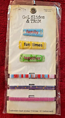 Karen Foster Design Gel Slides & Trim; 5 Packages; New Unopened; Original Owner