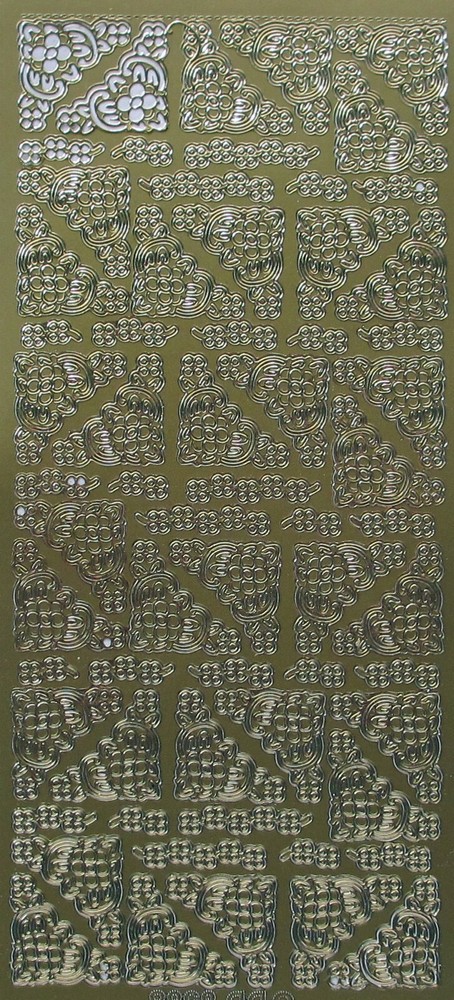 Daisy Corners PEEL OFF STICKERS Delicate 4 Colours Cardmaking Corner