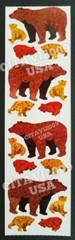 HAMBLY STUDIOS STICKERS PRISMATIC MAMA BEAR AND CUBS COLLECTIBLE RETIRED RARE