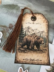 Mountain Bear Moose Junk Journal Ephemera Kit 151 Pc Forest Cabin Scrapbook Pape