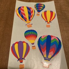 Mrs. Grossman’s Vintage 1999 Stickers HOT AIR Balloons