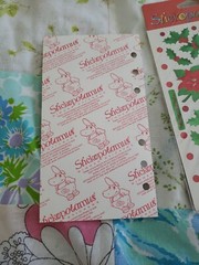 Vintage Stickopotamus Stickers Christmas Holly binder two Sheets