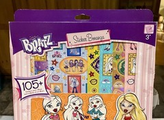 Sandy Lion MGA BRATZ Sticker Bonanza 105+ Stickers and 1 Album NOS damaged box