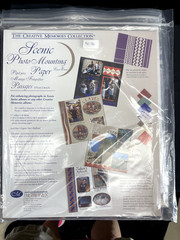 New Creative Memories Photo Mounting Paper Pack Die Cut Geometric Shapes