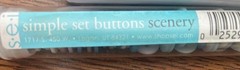NEW vintage s.e.i. simple set buttons scenery set