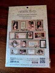 Graphic 45 **PORTRAIT OF A LADY** Journaling & Ephemera CARDS-2017