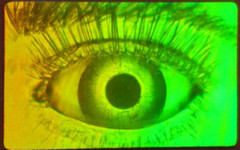 Vintage Hologram Holographic Eye Eyeball Sticker